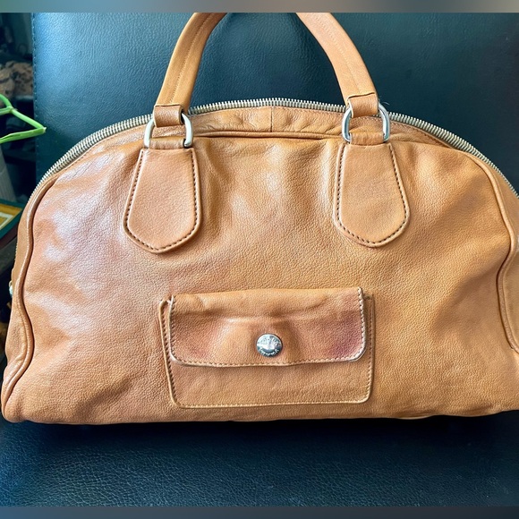 ❤️ SALE!!! ❤️ Prada Caramel Saffiano Leather Shoulder Bag - Picture 4 of 14